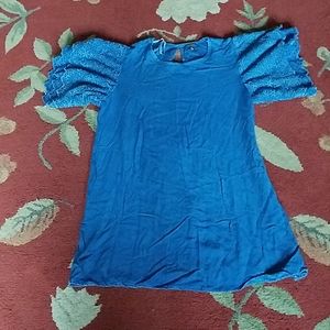 Blue super comfy short dress